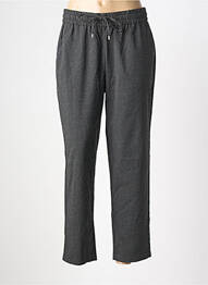 Pantalon droit stretch taille normale gris C'EST BEAU LA VIE femme