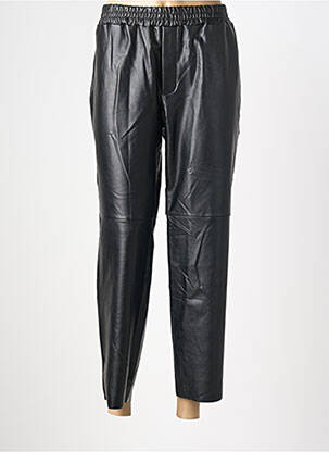 Pantalon 7/8 stretch taille normale noir YSABEL MORA femme