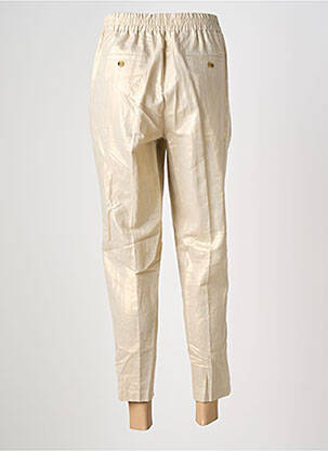 Pantalon 7/8 taille élastique taille normale beige JULIE GUERLANDE femme