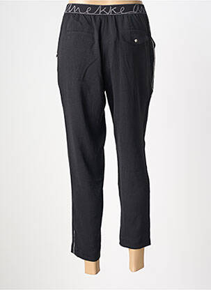 Pantalon 7/8 tissage popeline taille normale noir ANEKKE femme