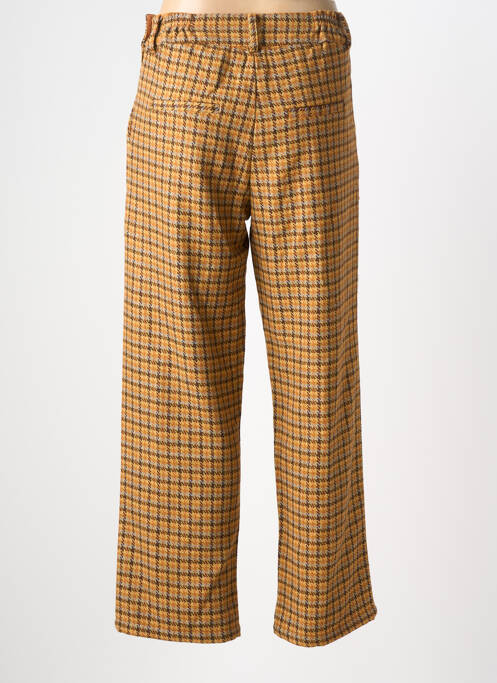 Pantalon large fermeture zip latéral taille normale orange AGATHE & LOUISE femme