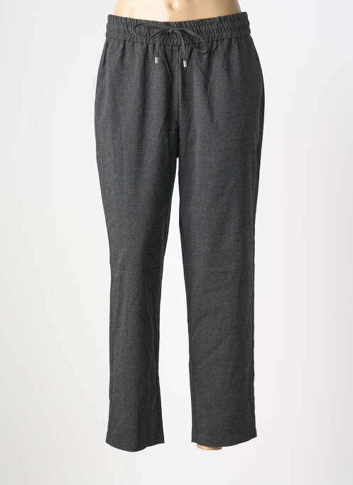 Pantalon droit stretch taille normale gris C'EST BEAU LA VIE femme