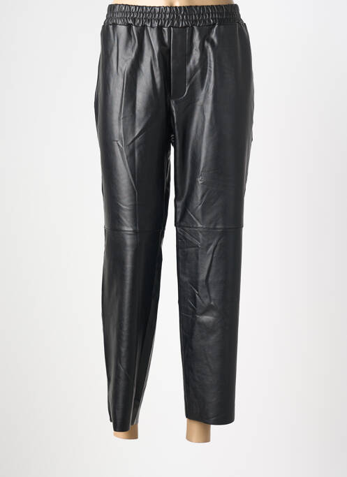 Pantalon 7/8 stretch taille normale noir YSABEL MORA femme