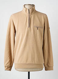 Sweat-shirt stretch manches longues beige BENSON & CHERRY homme