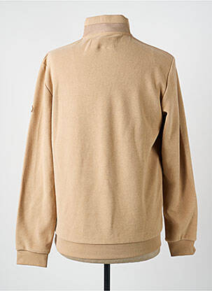 Sweat-shirt stretch manches longues beige BENSON & CHERRY homme