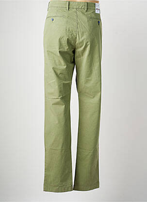 Pantalon chino tissage popeline taille normale vert EMYLE homme