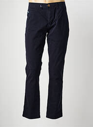 Pantalon chino tissage popeline taille normale bleu BENSON & CHERRY homme