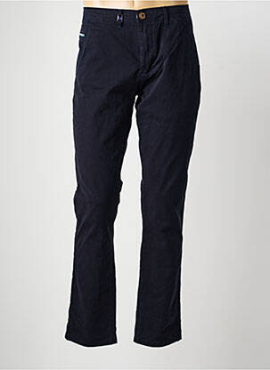 Pantalon chino tissage popeline taille normale bleu BENSON & CHERRY homme