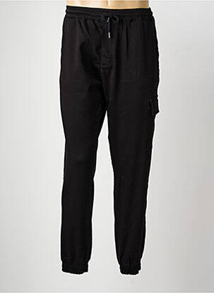 Pantalon cargo taille élastique taille normale noir BENSON & CHERRY homme