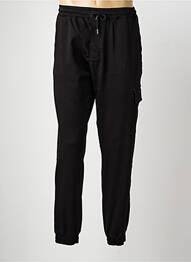 Pantalon cargo taille élastique taille normale noir BENSON & CHERRY homme