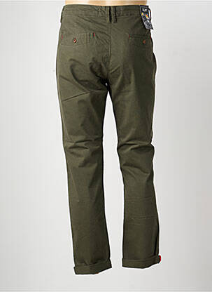 Pantalon chino tissage popeline taille normale vert BENSON & CHERRY homme