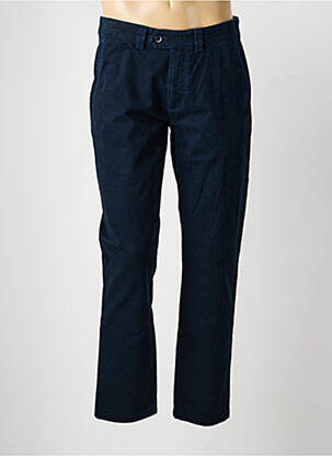 Pantalon chino stretch taille normale bleu EMYLE homme