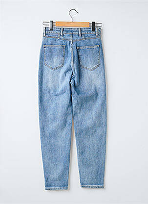Jean coupe mom stretch taille haute bleu MELLY & CO femme