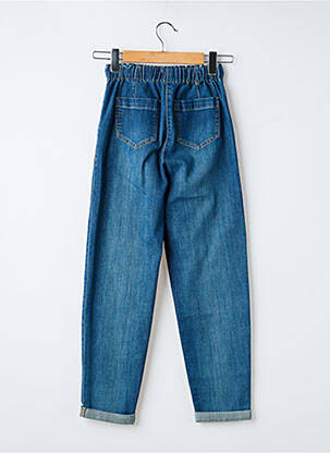 Jeans coupe droite taille haute taille haute bleu C'EST BEAU LA VIE femme