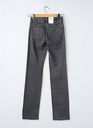 Jeans coupe droite taille haute taille haute gris C'EST BEAU LA VIE femme