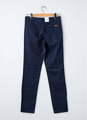 Pantalon chino tissage popeline taille normale bleu JACK & JONES homme