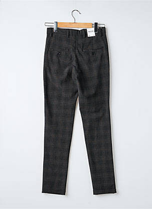 Pantalon chino tissage chiné taille normale gris JACK & JONES homme