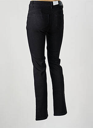 Jeans coupe droite taille haute taille haute noir C'EST BEAU LA VIE femme