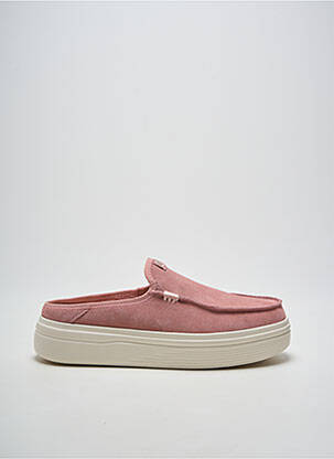 Mules/sabots talon de 4 à 6cm rose HEY DUDE femme