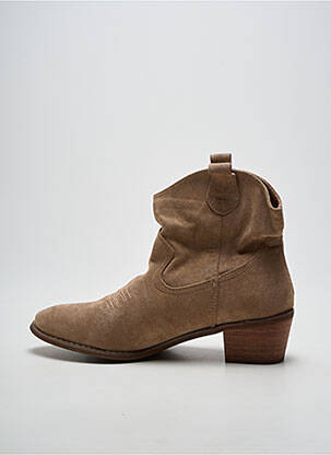 Bottines/boots bout pointu talon de 4 à 6cm marron SUREDELLE femme