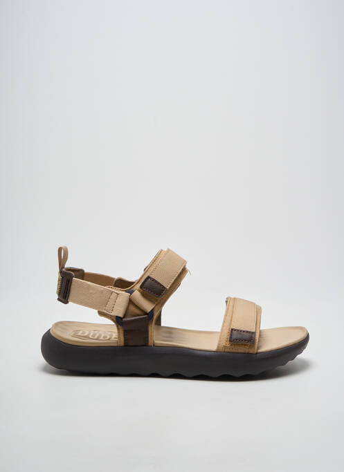 Sandales/nu pieds type de semelle anatomique bout ouvert beige HEY DUDE homme