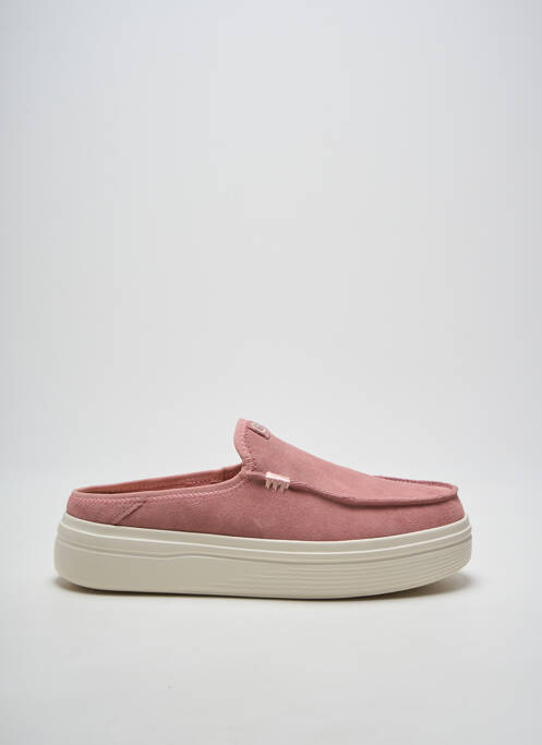 Mules/sabots talon de 4 à 6cm rose HEY DUDE femme
