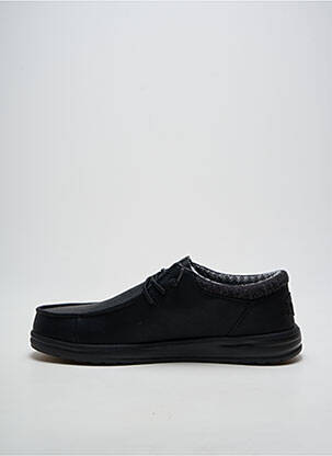 Baskets fermeture elastique bout rond noir HEY DUDE homme
