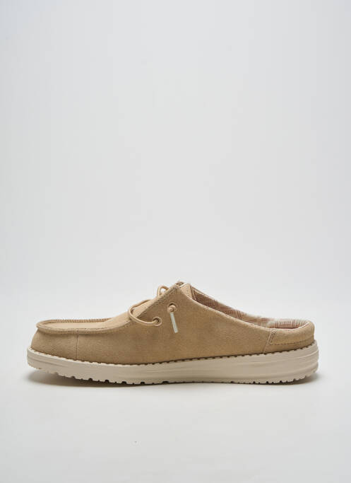 Mules/sabots talon de 4 à 6cm beige HEY DUDE femme