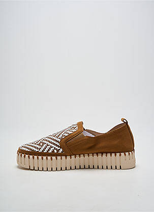 Slip ons bout rond talon de 4 à 6cm marron ILSE JACOBSEN femme