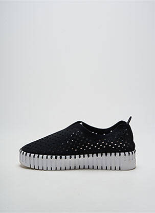 Mocassins bout rond talon de 4 à 6cm noir ILSE JACOBSEN femme