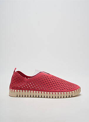 Mocassins bout rond talon de 4 à 6cm rose ILSE JACOBSEN femme