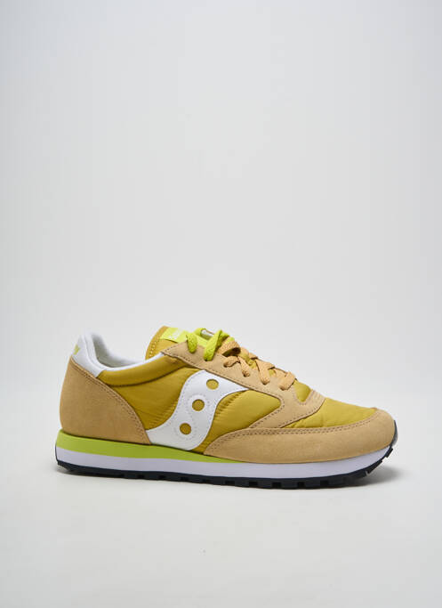 Baskets bout rond bout rond jaune SAUCONY homme
