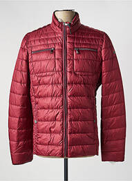 Doudoune manches longues sans capuche rouge DELAHAYE homme