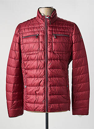Doudoune manches longues sans capuche rouge DELAHAYE homme