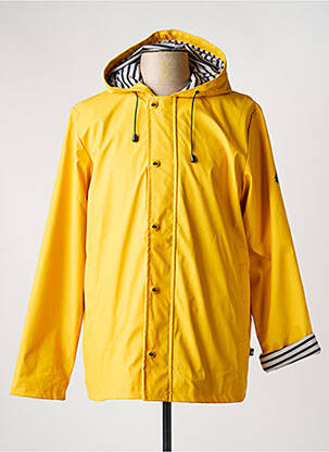 Imperméable finition intérieure doublée a capuche jaune HUBLOT homme