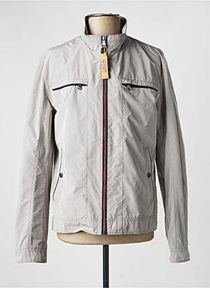 Veste casual poches gris CASUAL SPIRIT homme