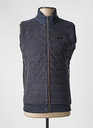 Veste casual col col montant bleu DELAHAYE homme