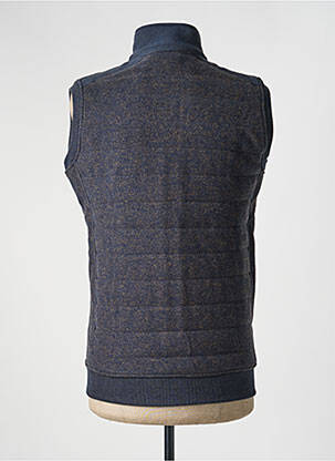 Veste casual col col montant bleu DELAHAYE homme