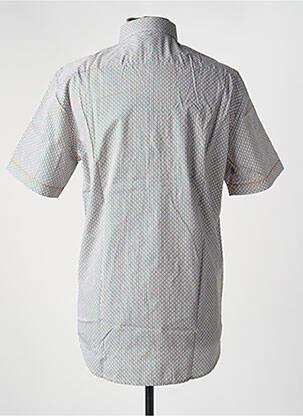 Chemise manches courtes imprimé fantaisie bleu DARIO BELTRAN homme