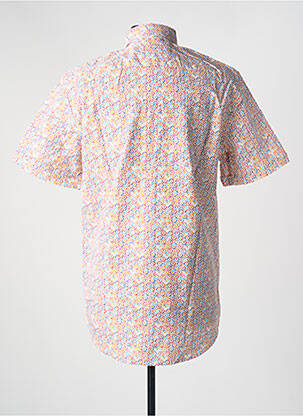 Chemise manches courtes imprimé fantaisie blanc DARIO BELTRAN homme