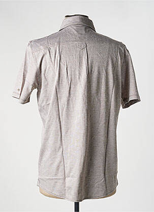 Chemise manches courtes coupe cintrée gris OLYMP homme