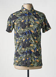 Chemise manches courtes imprimé tie and dye vert LA SQUADRA homme