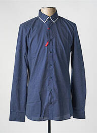 Chemise manches longues manches longues bleu MARVELIS homme