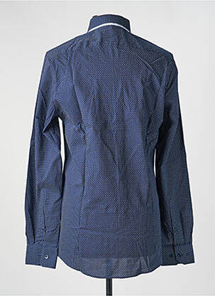 Chemise manches longues manches longues bleu MARVELIS homme