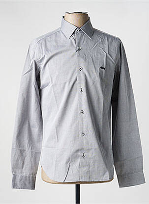 Chemise manches longues imprimé fantaisie gris DARIO BELTRAN homme