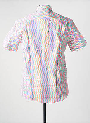 Chemise manches courtes imprimé fantaisie blanc FOXX homme