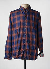 Chemise manches longues coupe droite bleu DARIO BELTRAN homme