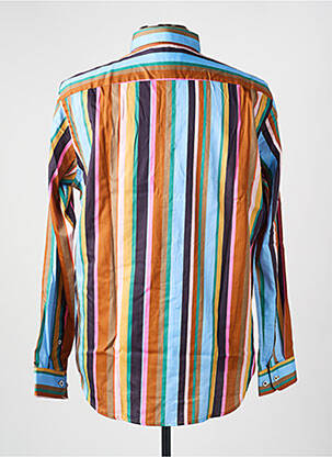 Chemise manches longues coupe droite bleu DARIO BELTRAN homme