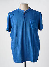 T-shirt coupe droite manches courtes bleu MARVELIS homme