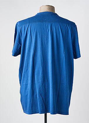T-shirt coupe droite manches courtes bleu MARVELIS homme